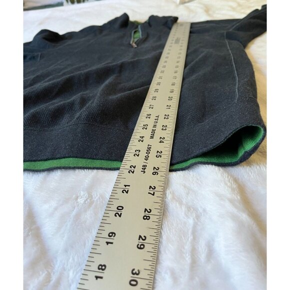 Tommy Bahama Mens Quarter Zip Reversible Pullover Sweatshirt Large Heather Blue - Picture 10 of 10